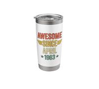 Awesome Since April 1963 Stainless Steel Insulated Tumbler