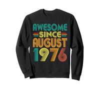 Awesome Since August 1976 Years 49th Birthday Funny Vintage Sweatshirt