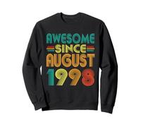 Awesome Since August 1998 Years 27th Birthday Funny Vintage Sweatshirt