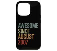 Awesome since August 2007 Born Birthday Funny Retro Case for iPhone 13 Pro