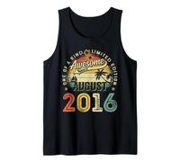 Awesome Since August 2016 10th Birthday Boy Kids 10 Year Old Tank Top