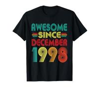 Awesome Since December 1998 Years 27th Bday Funny Vintage T-Shirt