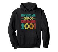 Awesome Since December 2001 Years 24th Bday Funny Vintage Pullover Hoodie