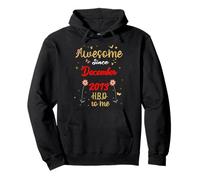 Awesome Since December 2013 birthday Flowers & Butterflies Pullover Hoodie