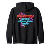 Awesome Since February 1983 Zip Hoodie