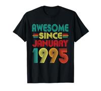 Awesome Since January 1995 Years 31st Bday Funny Vintage T-Shirt