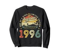 Awesome since January 1996 30 Year Old 30th Birthday Men Boy Sweatshirt