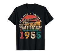 Awesome Since July 1955 Vintage Men Women 70th Birthday Dad T-Shirt