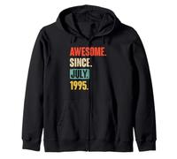 Awesome Since July 1995 - Birthday 28th Decoration Funny Zip Hoodie