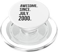 Awesome Since July 2000 Age Birthday Idea PopSockets PopGrip for MagSafe
