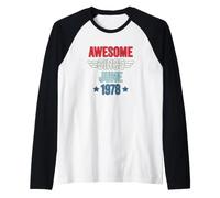 Awesome Since June 1978 Raglan Baseball Tee