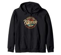Awesome Since March 1992 | 34 years old | 34th Birthday Zip Hoodie