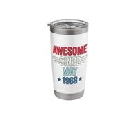 Awesome Since May 1968 Stainless Steel Insulated Tumbler