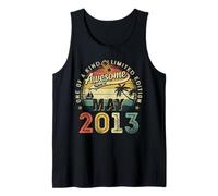 Awesome Since May 2013 Vintage Retro 13th Birthday Boys Teen Tank Top