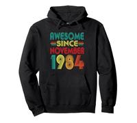 Awesome Since November 1984 Years 41st Bday Funny Vintage Pullover Hoodie