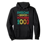 Awesome Since November 2003 Years 22nd Bday Funny Vintage Pullover Hoodie