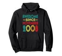 Awesome Since November 2008 Years 17th Bday Funny Vintage Pullover Hoodie