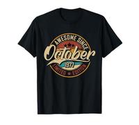 Awesome Since October 1977 | 48 Years Old | 48th Birthday T-Shirt