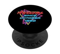 Awesome Since October 1980 PopSockets Adhesive PopGrip