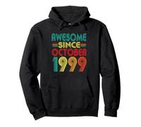 Awesome Since October 1999 Years 26th Birthday Funny Vintage Pullover Hoodie