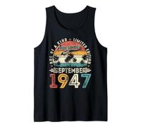 Awesome since September 1947 78 Years Old 78th Birthday Men Tank Top