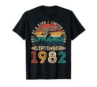 Awesome since September 1982 43rd Birthday Men 43 Years Old T-Shirt