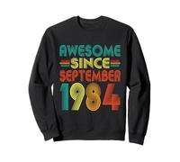 Awesome Since September 1984 Years 41st Bday Funny Vintage Sweatshirt