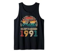 Awesome since September 1991 34th Birthday Men 34 Years Old Tank Top