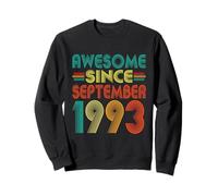 Awesome Since September 1993 Years 32nd Bday Funny Vintage Sweatshirt