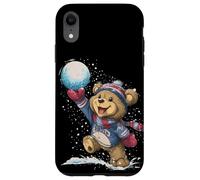 Awesome Snowball Battles with this Teddy Bear Look Case for iPhone XR