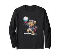 Awesome Snowball Battles with This Teddy Bear Look Long Sleeve T-Shirt