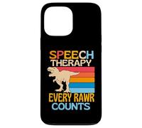 Awesome Speech Therapy Dinosaur Every Rawr Counts Case for iPhone 13 Pro Max
