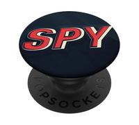 Awesome Spy Emblem for Boys and Girls PopSockets Adhesive PopGrip