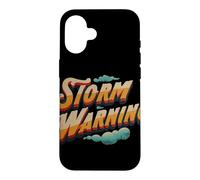 Awesome Storm Warning Emblem Case for iPhone 16