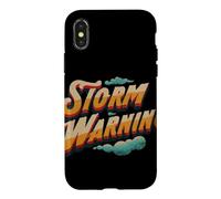 Awesome Storm Warning Emblem Case for iPhone X/XS