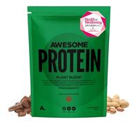 Awesome Supplements - Vegan Protein Powder - Organic 1KG - High Protein Plant-Based Powder - 21,6 g Protein Per Serving - Low Calorie, Low Sugar - Pea Protein, Organic Protein (1 KG, Choc & Nut)