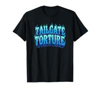 Awesome Tailgate Torture with Cool Blue Flames Look T-Shirt