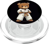 Awesome Teddy Bear in Karate Clothes for Sport Lovers PopSockets PopGrip for MagSafe
