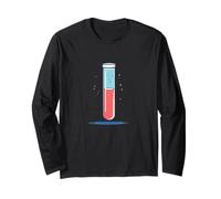 Awesome Test Tube with Vibrant Liquid for Boys and Girls Long Sleeve T-Shirt
