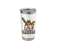 Awesome Thunder God Styled Security Officer Stainless Steel Insulated Tumbler