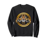 Awesome Tiger Lunge Ring Funny Women Tiger Dancing Face Sweatshirt