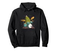 Awesome Tree Rock Costume with Drums Instrument Pullover Hoodie
