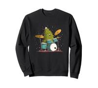 Awesome Tree Rock Costume with Drums Instrument Sweatshirt