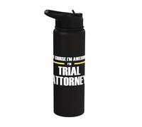 Awesome Trial Attorney Stainless Steel Insulated Water Bottle