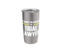 Awesome Trial Lawyer Stainless Steel Insulated Tumbler