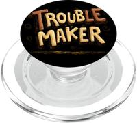Awesome Trouble Maker Emblem for Boys and Girls PopSockets PopGrip for MagSafe