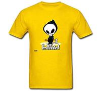 Awesome Tshirt Mens Blind Ghost Skateboards T Shirt Cool Design Gift Top T-Shirts Popular Tops & Tees Formal Yellow XXL