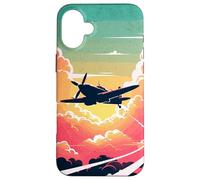 Awesome Vintage 1938 RAF Supermarine Spitfire Plane Design Case for iPhone 16 Plus