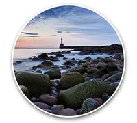 Awesome Vinyl Stickers (Set of 2) 7.5cm - Lighthouse in Aberdeen Scotland Fun Decals for Laptops,Tablets,Luggage,Scrap Booking,Fridges #45551