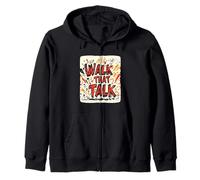 Awesome Walk that Talk Idiom Statement Zip Hoodie
